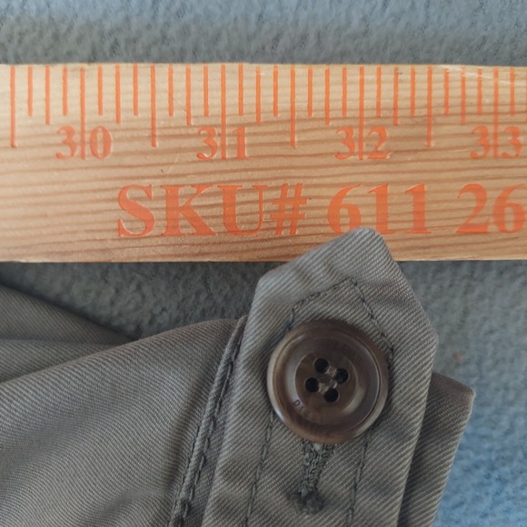 Diesel Women's Safari‎ Military Green Jacket Size Large Chest Flap Pockets - Picture 14 of 16